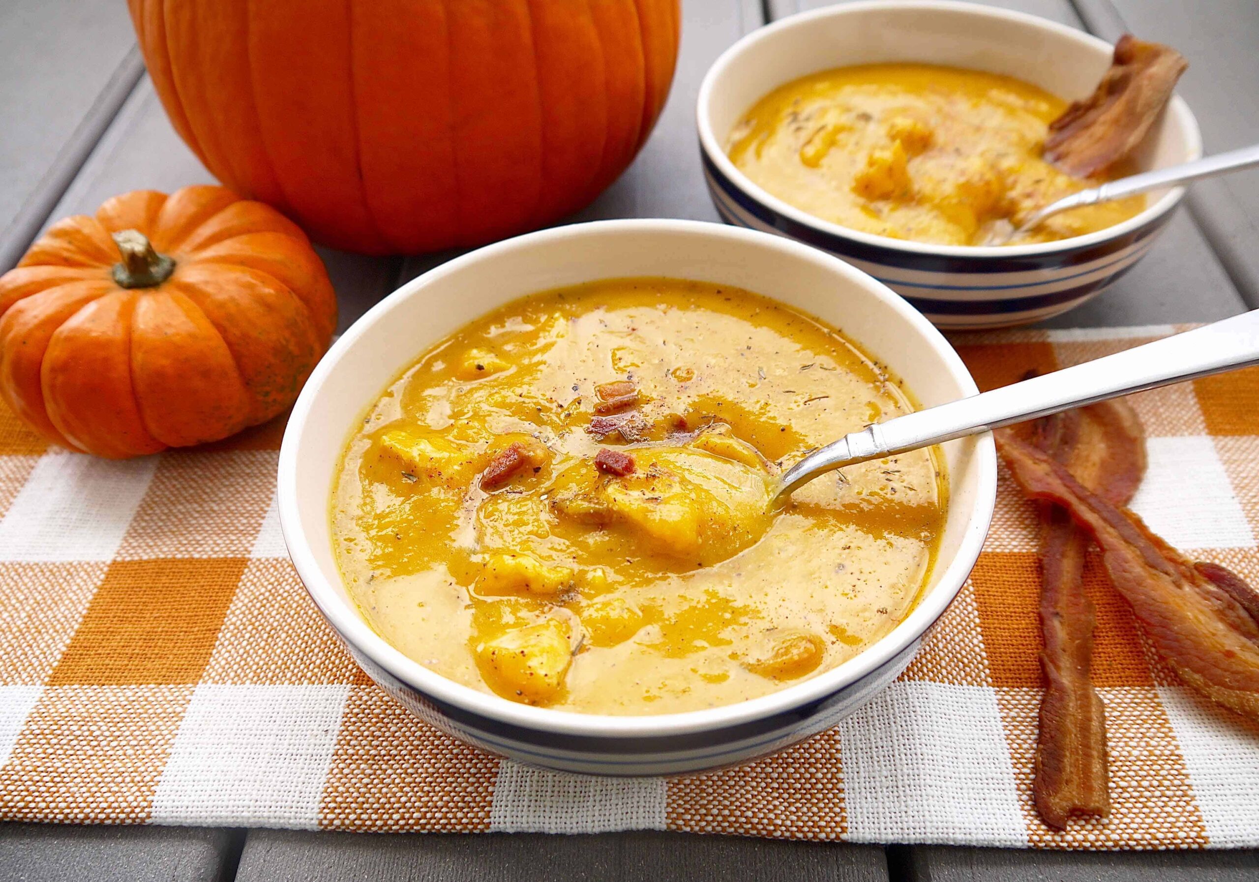 Butternut Sqash Chicken Soup Winter Foods