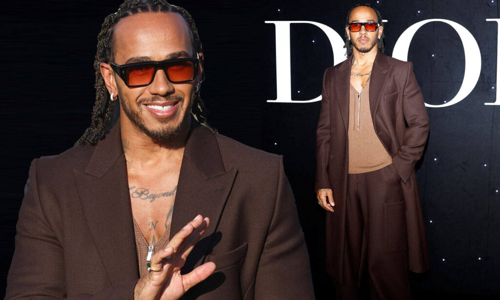Lewis Hamilton Collab with Dior