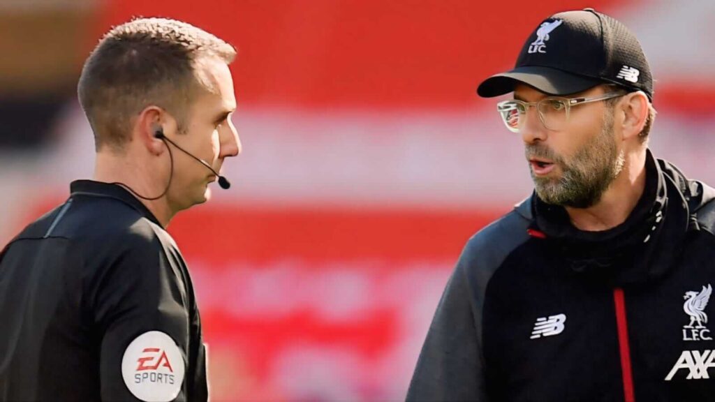 Referee biggest clash with manager