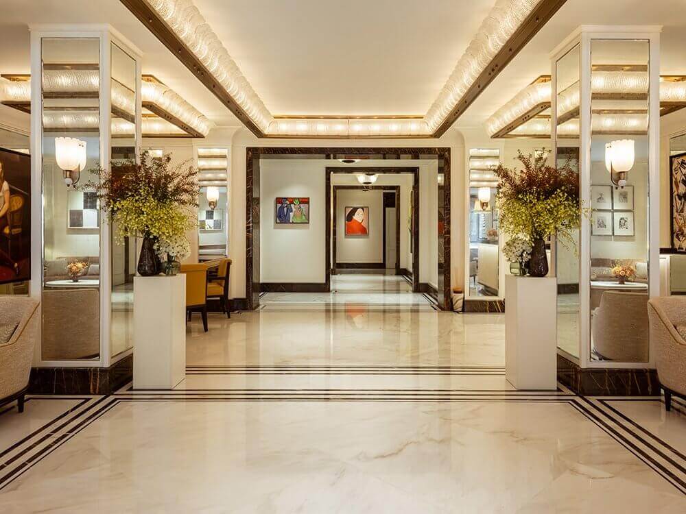 the surrey hotel lobby area