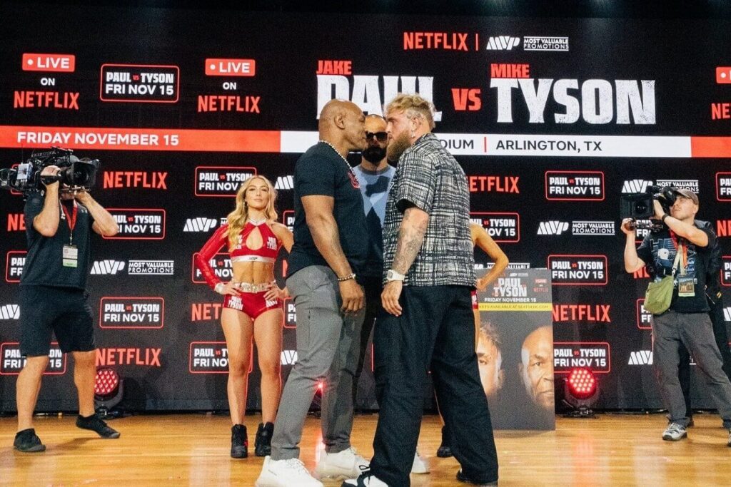 Tyson vs Paul Fighting