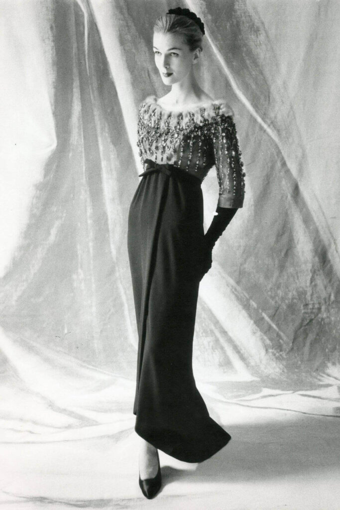 balenciaga empire gown