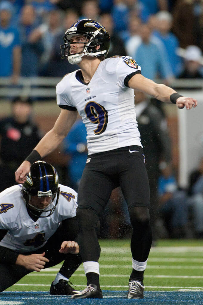 Justin Tucker while Playing Game
