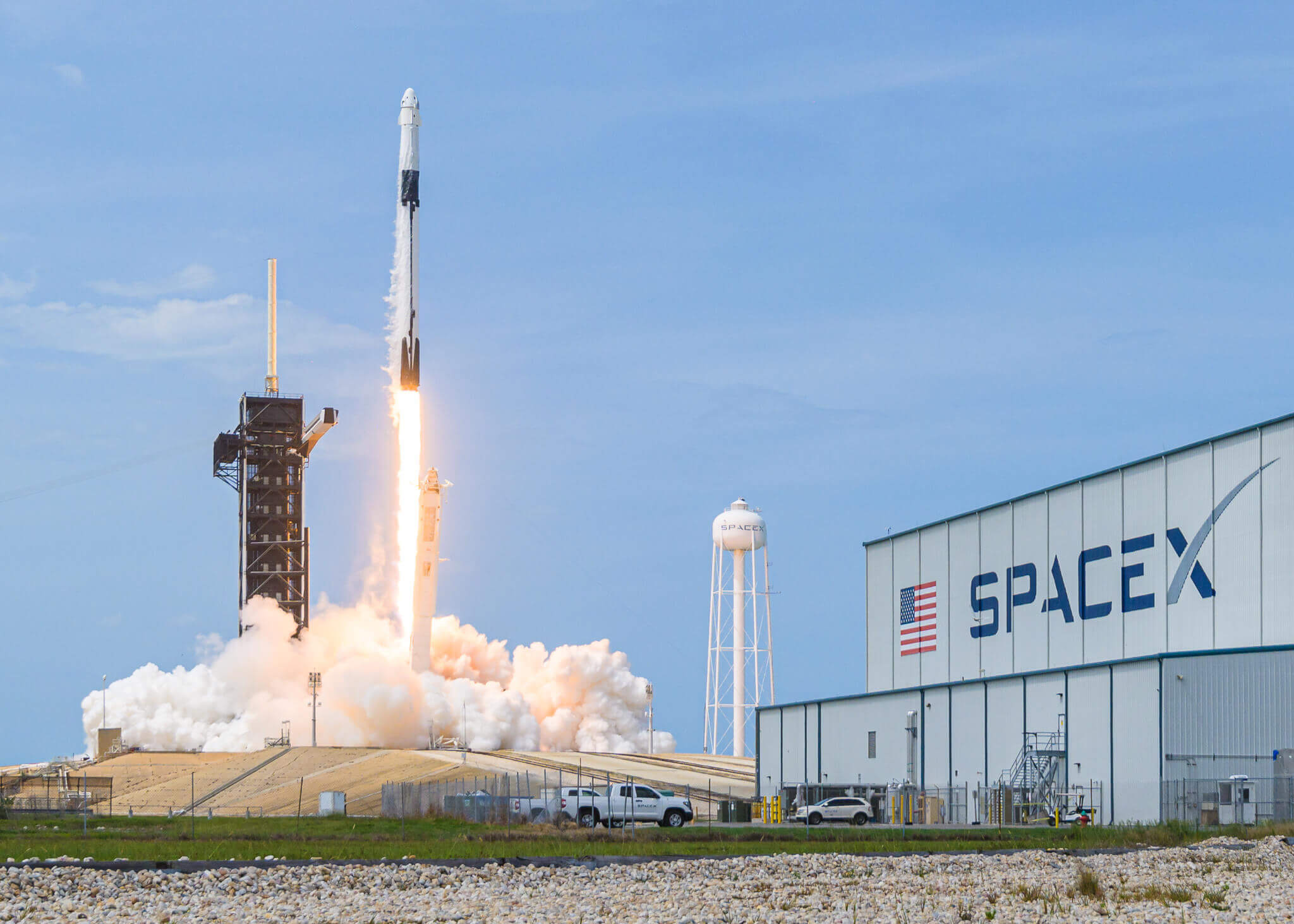 spacex mega rocket test flight
