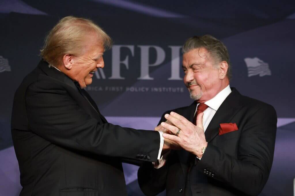 Stallon, a great supporter of Donald Trump, Election 2024