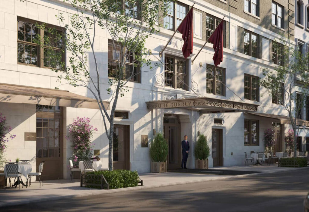 The surrey hotel location