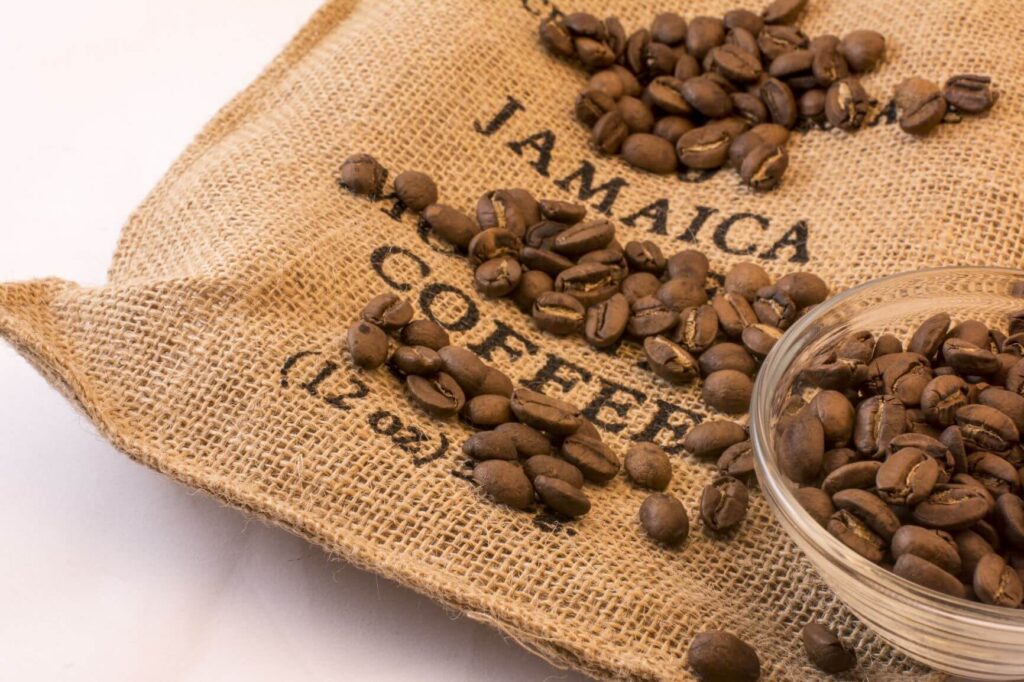 Jamaican Blue Mountain Coffee beans