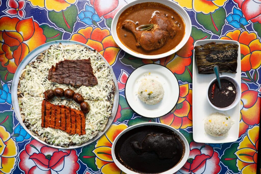 Mole negro with chicken