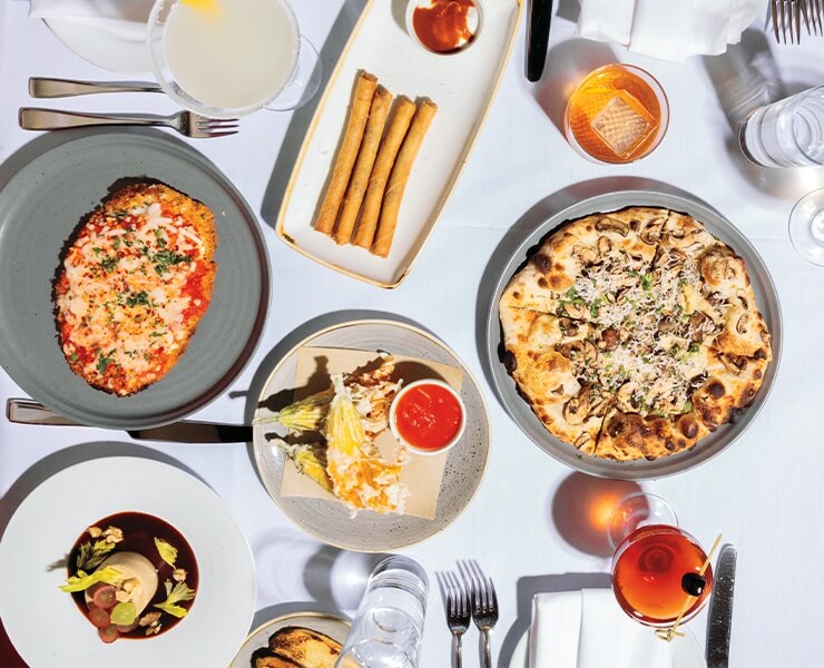 Truffle mushroom pizza