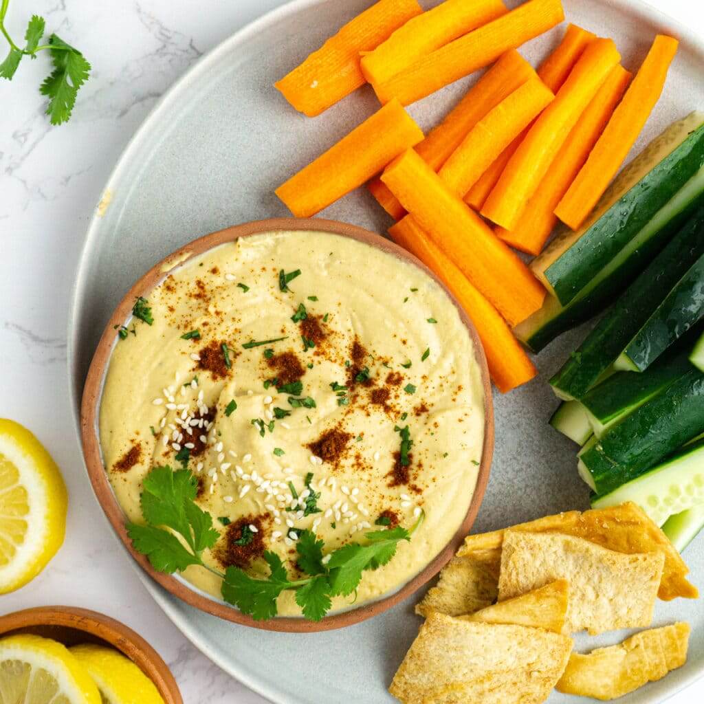 hummus platter